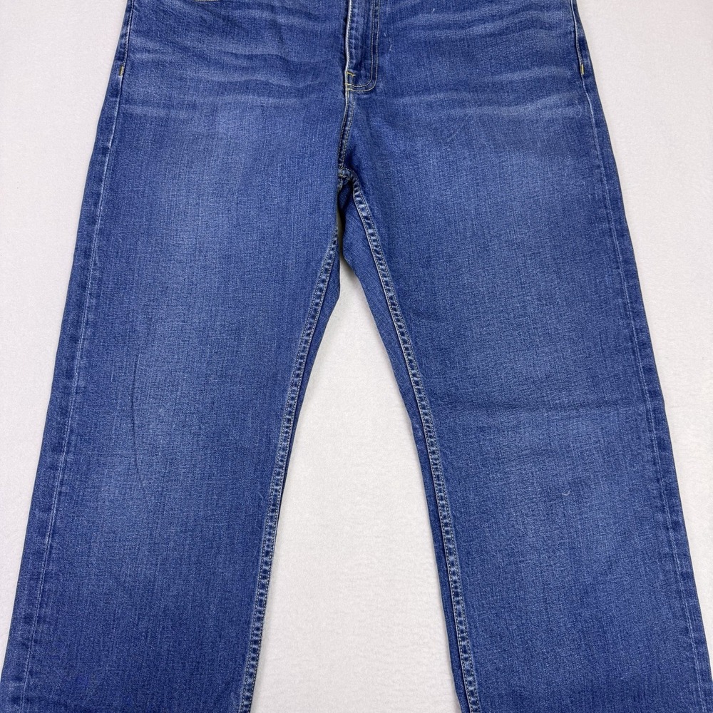 Bills Khakis Mens Classic Fit Denim Jeans 36 Made in USA‎ Blue 5 Pocket Stretch - Picture 4 of 9